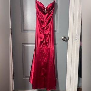 Xscape long strapless Mermaid Gown Formal dress